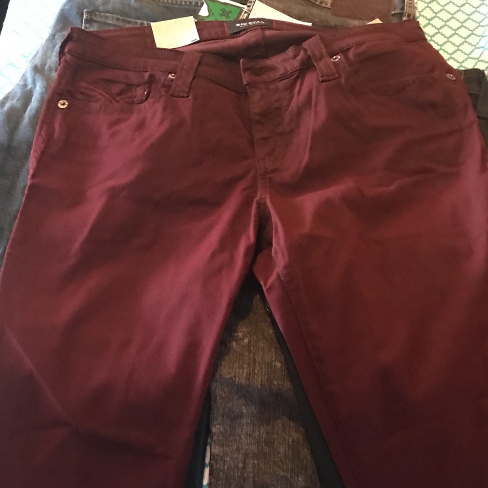 Extra Soft Red Big Star Jeans